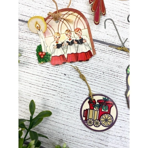VNT 1950 60’s 70’s Christmas Holiday Ornament Set - Picture 3 of 9